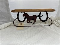 Silhouette Horse Shelf 16"