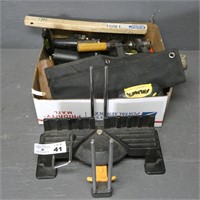 Wood Plane, Clamps, Various Tools