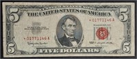 1963  $5 LT Red Seal  Star-A  VG