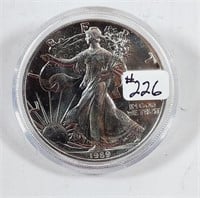 1989  $1 Silver Eagle   Unc