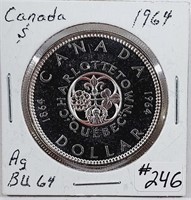 1964  Canada Dollar   BU