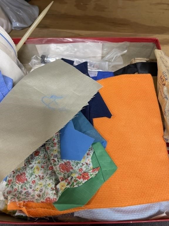 Box of Fabric & More