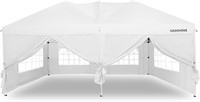 10'x20' Pop-up Gazebo Canopy Tent  White