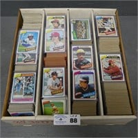 Assorted lot of 80's Topps Baseball Cards
