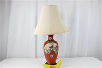 Vintage Asian Porcelain Vase Table Lamp