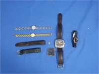 Watch Lot-Citizen, Seiko, 2 Fossil, Watch Strap