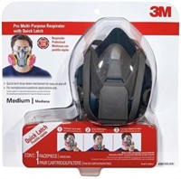 3M P100 Multi-Purpose Half Face Respirator Blue M
