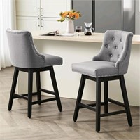 Swivel Bar Stools Set of 2