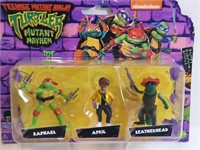 3pk Teenage Mutant Ninja Turtles Figures