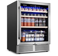 24 in. Single Zone 150-Can Beverage