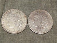 1921 & 1921 S Morgan 90% SILVER Dollars