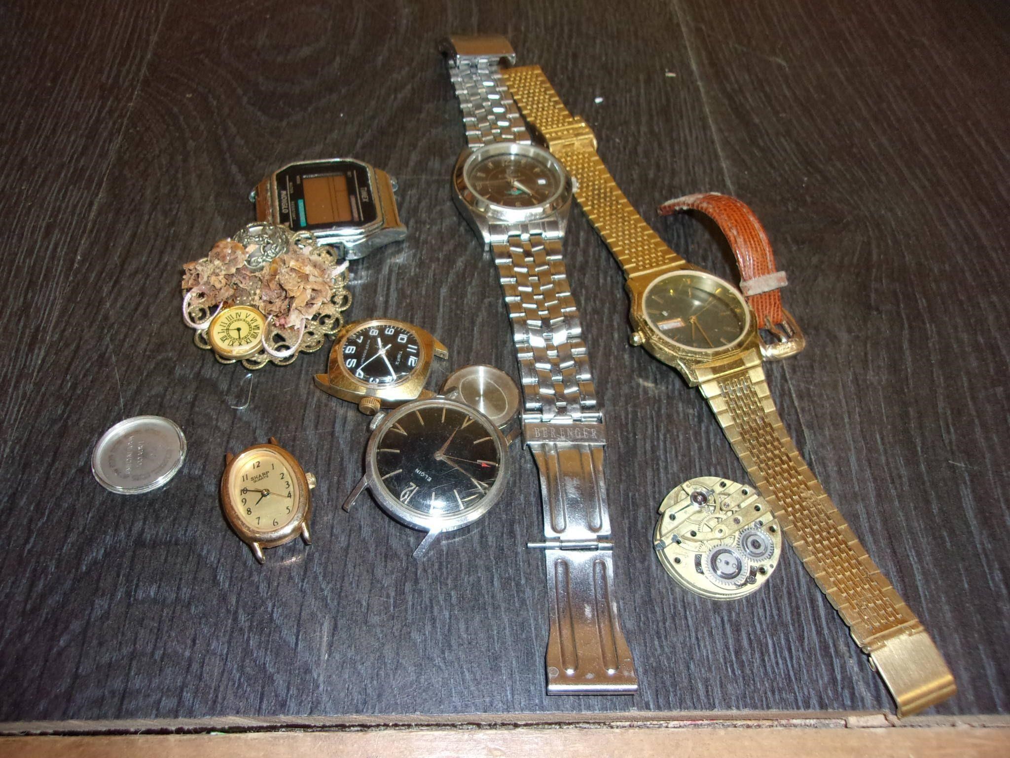 wrist watch lot and parts