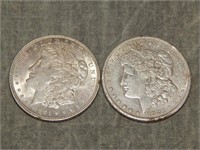 1921 & 1921 S  Morgan 90% SILVER Dollars