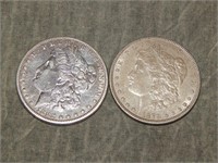 1882 &1879 Morgan 90% SILVER Dollars