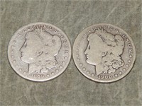 1879 & 1900 O Morgan 90% SILVER Dollars