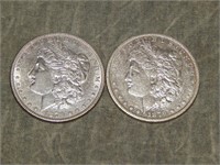 1879 & 1879 O Morgan 90% SILVER Dollars