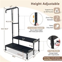 KAAMOS Bed Steps for High Beds Adults