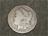 1890 CC Morgan 90% SILVER Dollar KEY Date