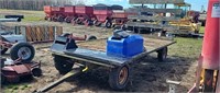 16ft flat deck wagon on running gear