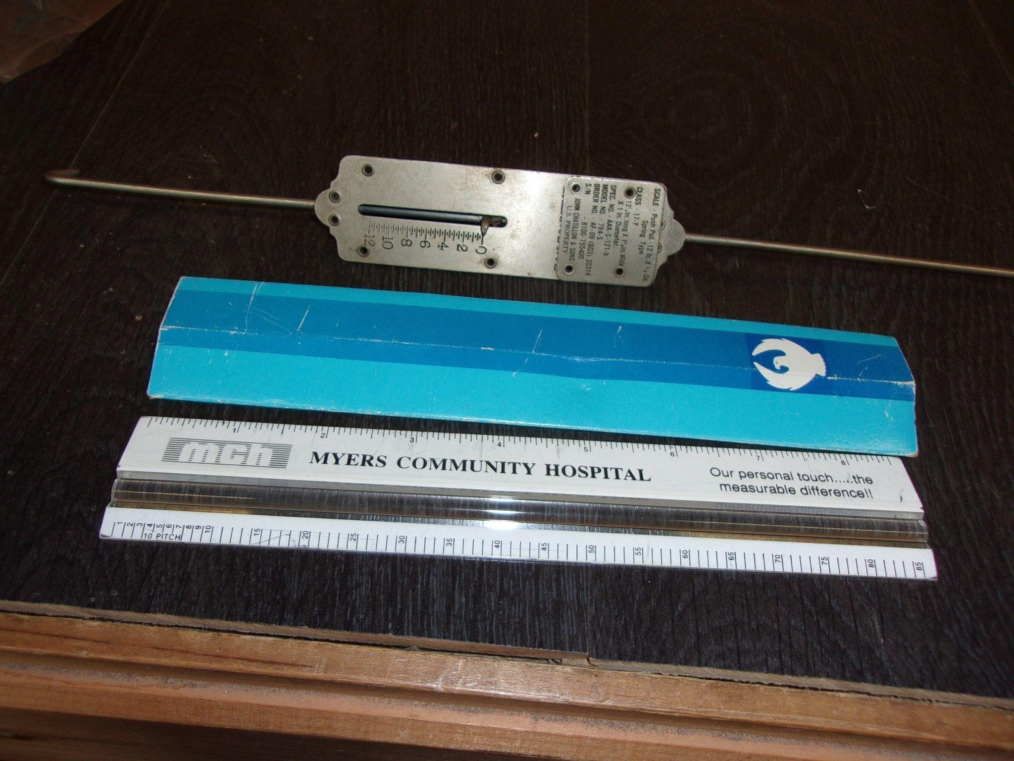 myers hospital sodus ny ruler &  chatillion scale