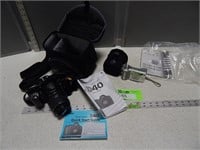 Nikon digital camera with case and Fine Pix camera
