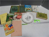 Church plate; old cookbooks