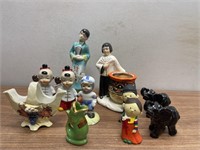 Large Lot of Porcelain Figurines
