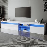 Modern LED TV Stand with Storage