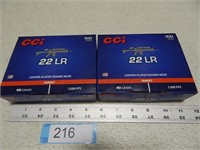CCI 22LR copper plated round nose; 600 rounds; NO