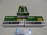 Remington 9mm luger; 115 gr FMJ; 150 rounds; NO SH