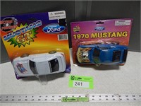 2 Ford replica Mustangs in original packages