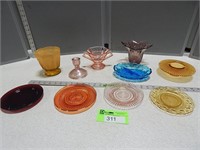 Assortment of glassware