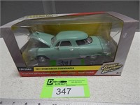 Collectible 1951 Studebaker Commander; 1/24 scale;