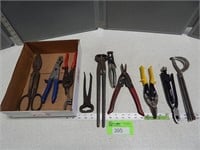 Tin snips, crimpers, and other hand tools