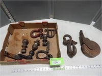 Clevis's, receiver hitch balls, large hook and lar