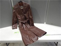 Berman's leather jacket; size 12