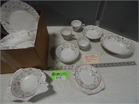 Johnson Bros. dinnerware made in England; complete