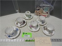 Cup and saucer sets (see photos for more info.) an