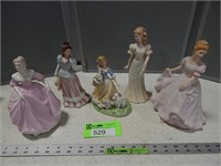 Lady statues; 1 is musical