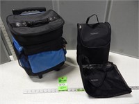 Soft side cooler and small carrying bag