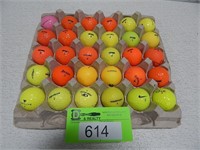 2 1/2 Dozen multi-color golf balls; nice