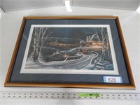 Framed and matted "Family Traditions" by Terry R
