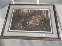 Framed and matted "Oak Ridge The Renewal" by Mic