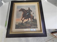 Framed and matted "Stonewall Jackson" by James T