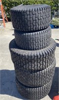 2 LAWN MOWER  TIRES 2 PLY AND 3 TIRES 2 PLY