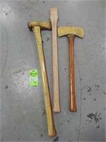 Axes and a handle