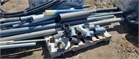 quantity of plastic conduit and sewer pipe