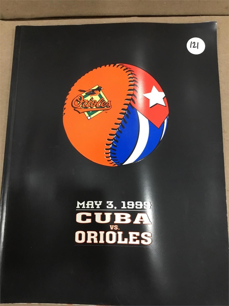 May 3, 1999 Cuba vs Orioles Baseball Program Book