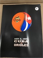 May 3, 1999 Cuba vs Orioles Baseball Program Book