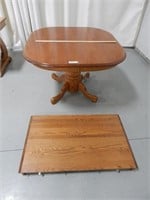 Dining room table with  2 leaves, table is 42", e